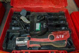 Novopress ACO102 cordless pipe/crimp pressing machine C/w charger and carry case ** No battery **