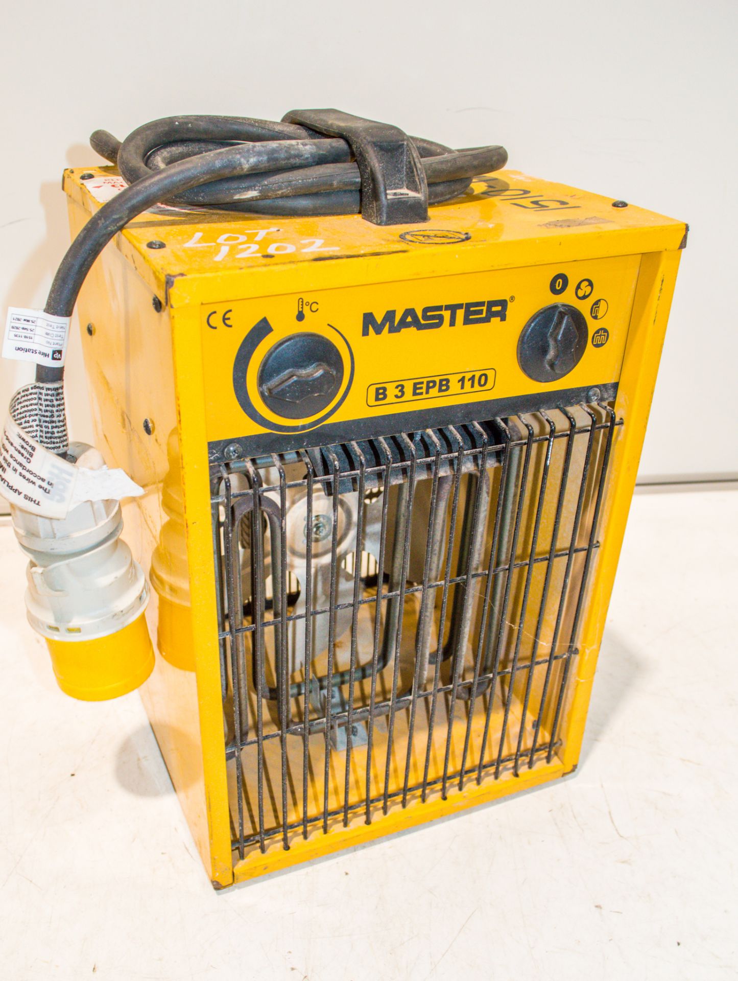 Master B3 EPB 110v fan heater 1510-1135