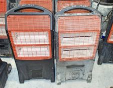 2 - Rhino TQ3 110v & 240v infrared heaters ** Both with cords missing ** 1510-2758