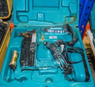 Makita GF600 cordless nail gun C/w charger and carry case ** No battery **