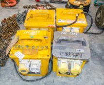 4 - 110v transformers ** All with cords cut **