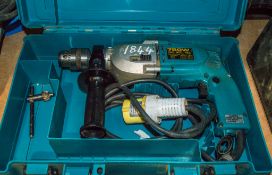 Makita 110v power drill c/w carry case A845984