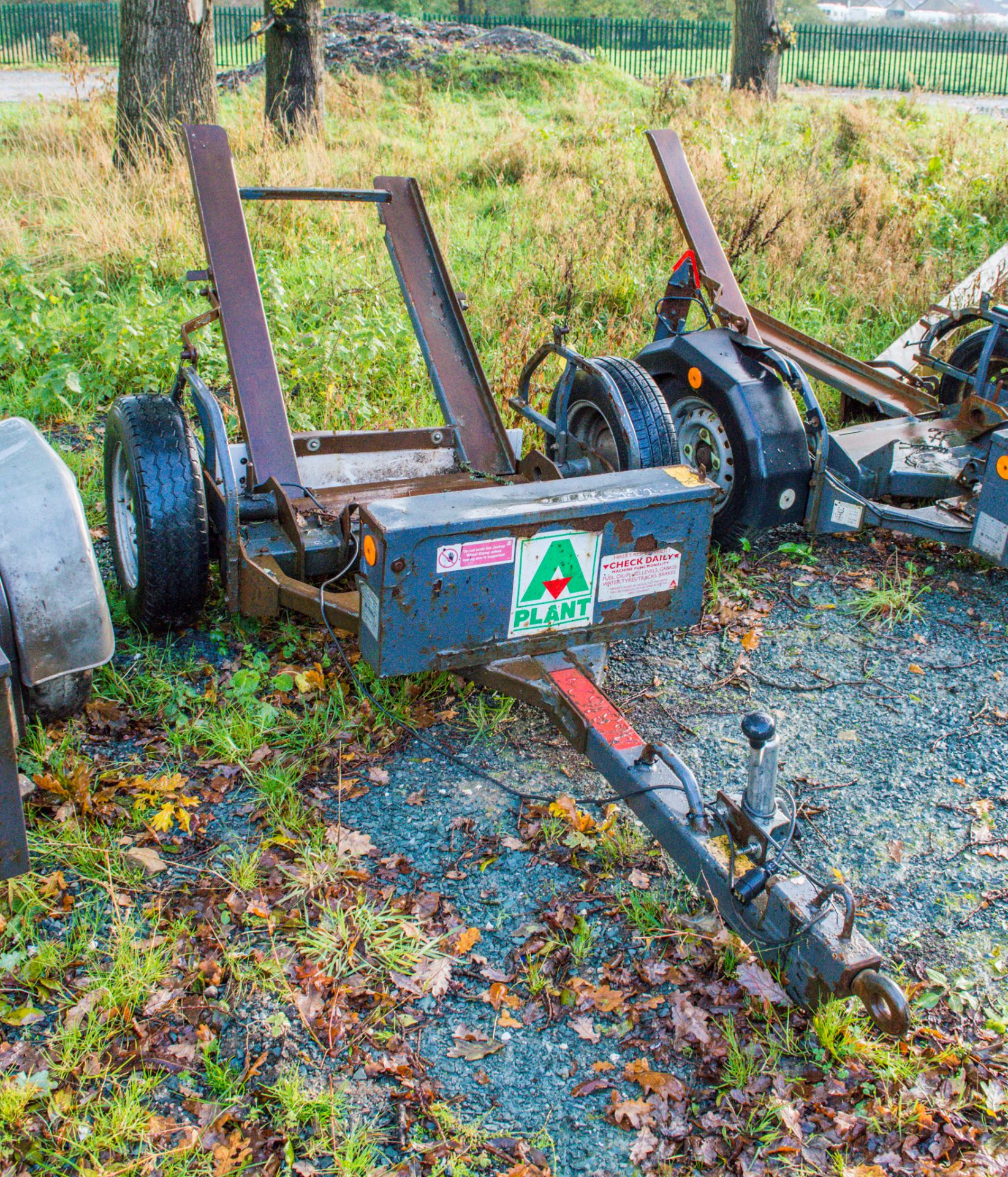 Pedestrian roller trailer A681624 CO