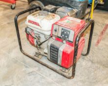 Honda petrol driven generator R135 ** No VAT on hammer price but VAT will be charged on the buyers