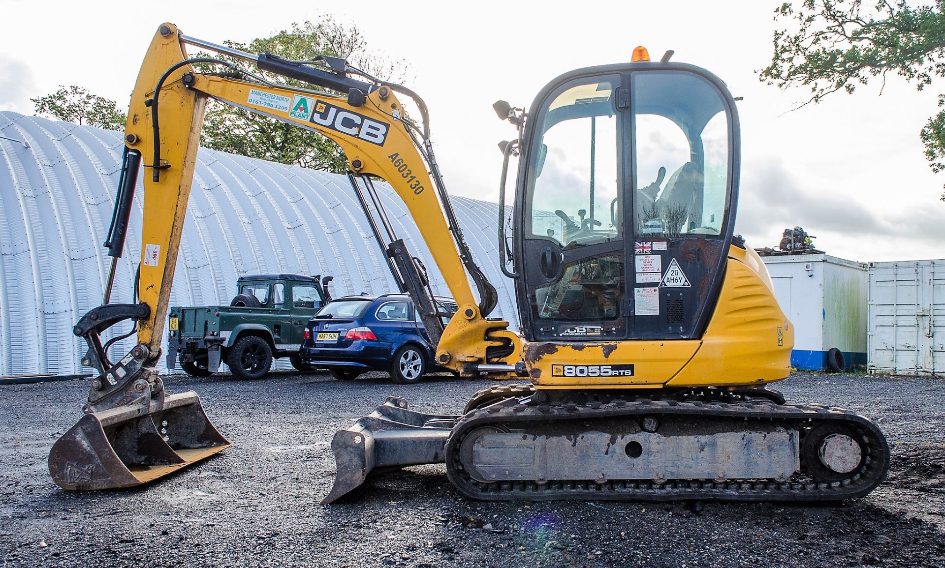 JCB 8055 RTS 5.5 tonne rubber tracked excavator Year: 2013 S/N: 2060449 Recorded Hours: 2910 - Image 7 of 21