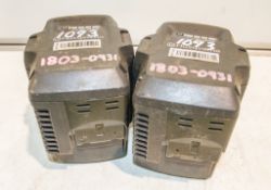 2 - Husqvarna BLi200 battery packs1803-0931