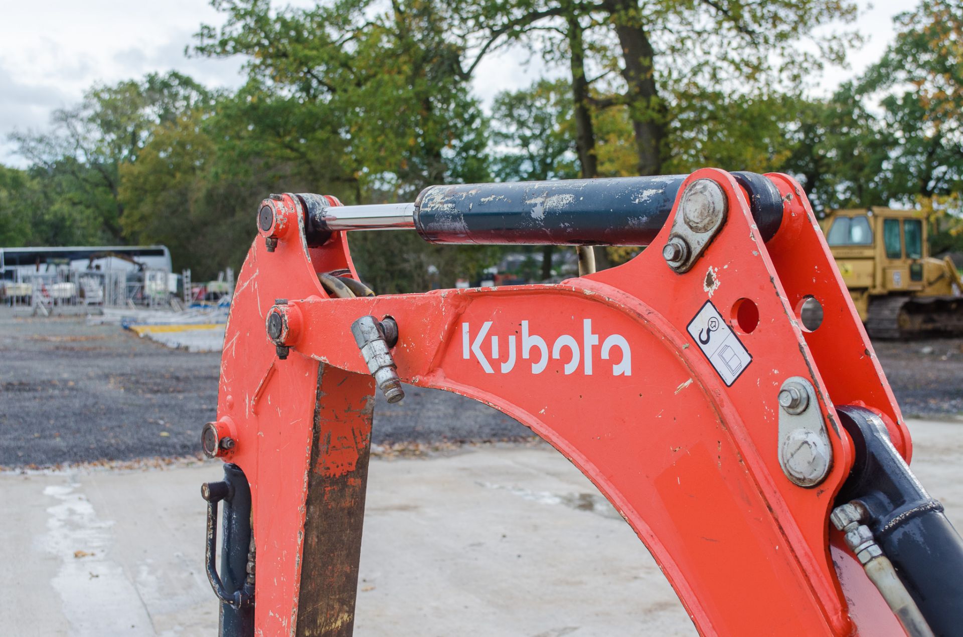 Kubota K008-3 0.75 tonne rubber tracked micro excavator Year:- 2013 S/N:- H24326 Recorded hours:- - Image 12 of 20