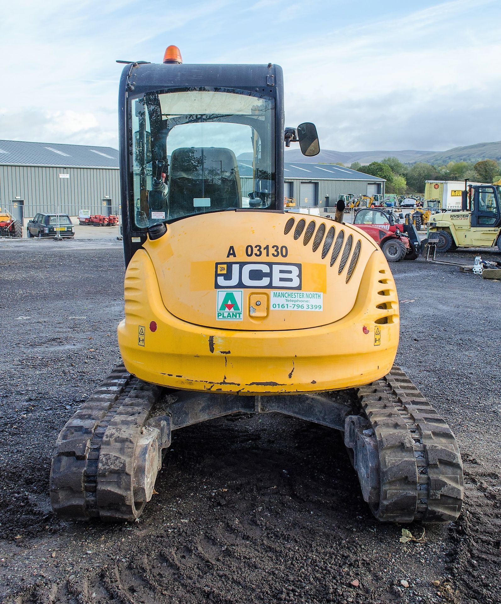 JCB 8055 RTS 5.5 tonne rubber tracked excavator Year: 2013 S/N: 2060449 Recorded Hours: 2910 - Image 6 of 21