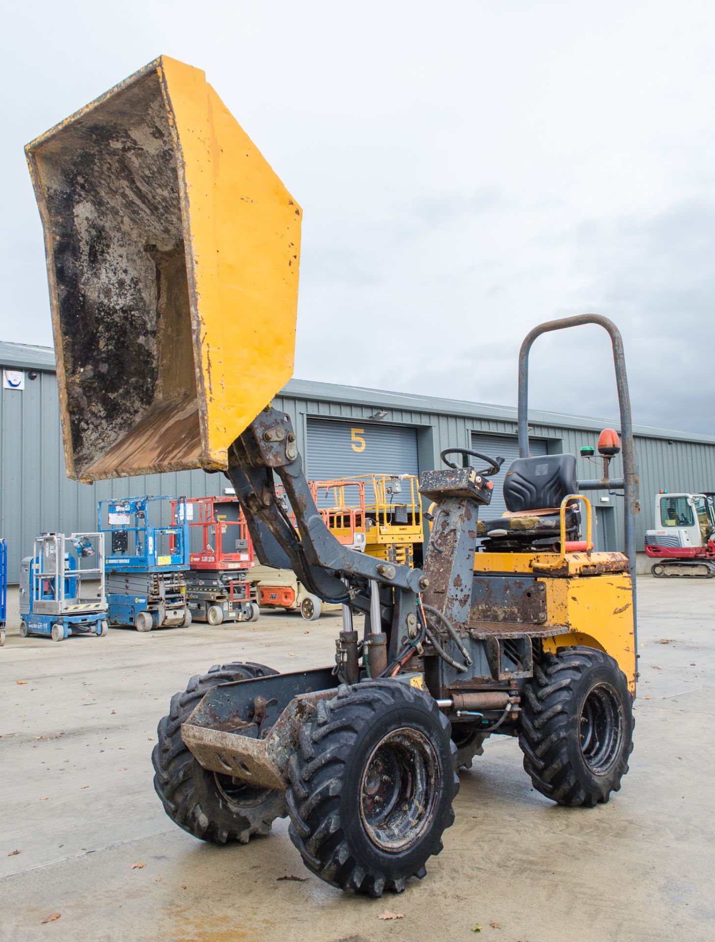 Terex HD1000 1 tonne hi-tip dumper Year: 2005 S/N: E509HM551 Recorded Hours: 3190 - Image 9 of 21