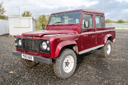 Land Rover Defender 110 County TD5 4 x 4 double cab pick up Reg No: YK51 VKR Date of Registration: