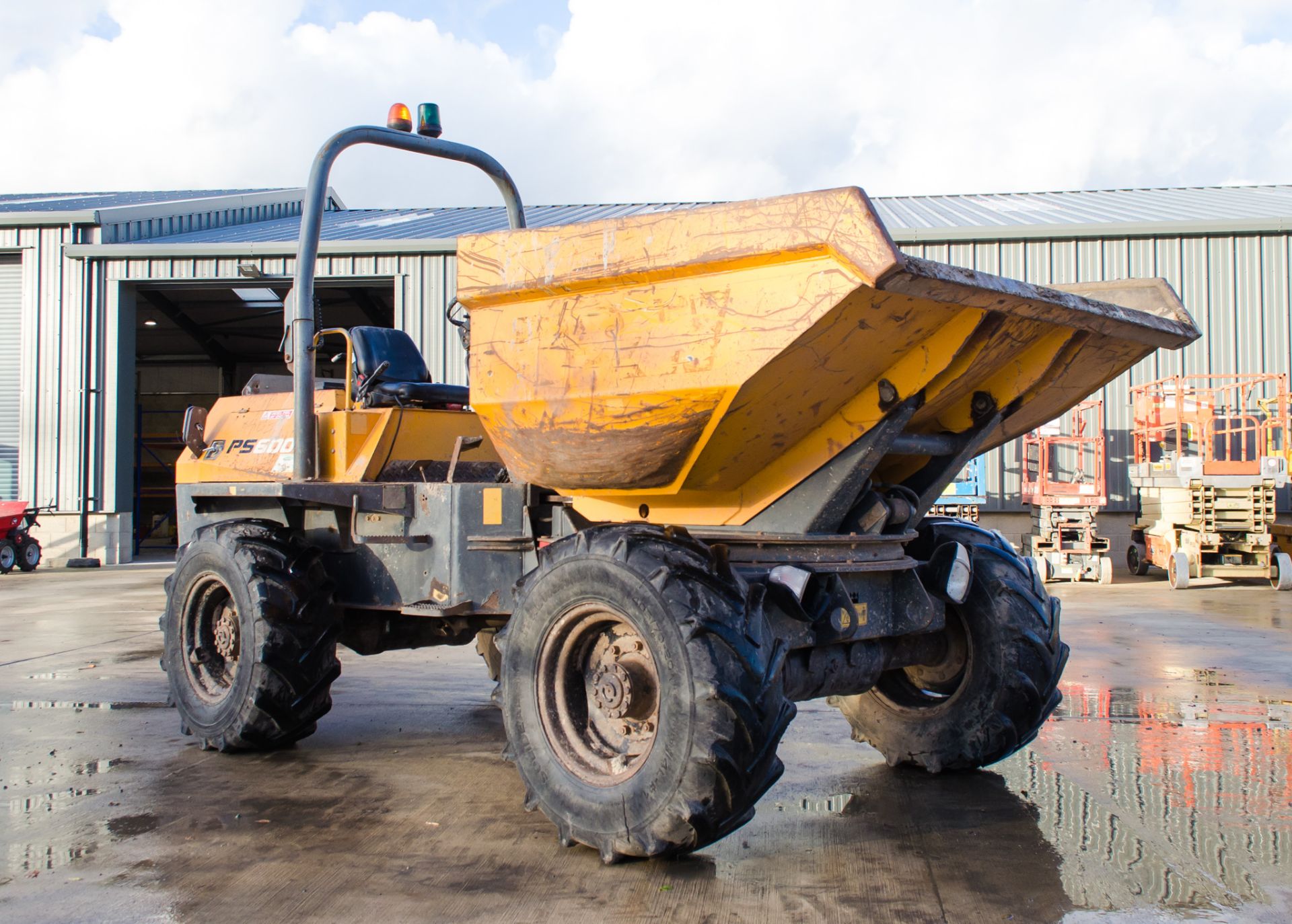 Benford Terex PS6000 6 tonne swivel skip dumper Year: 2008 S/N: E801FX020 Recorded Hours: 5137 - Image 2 of 21