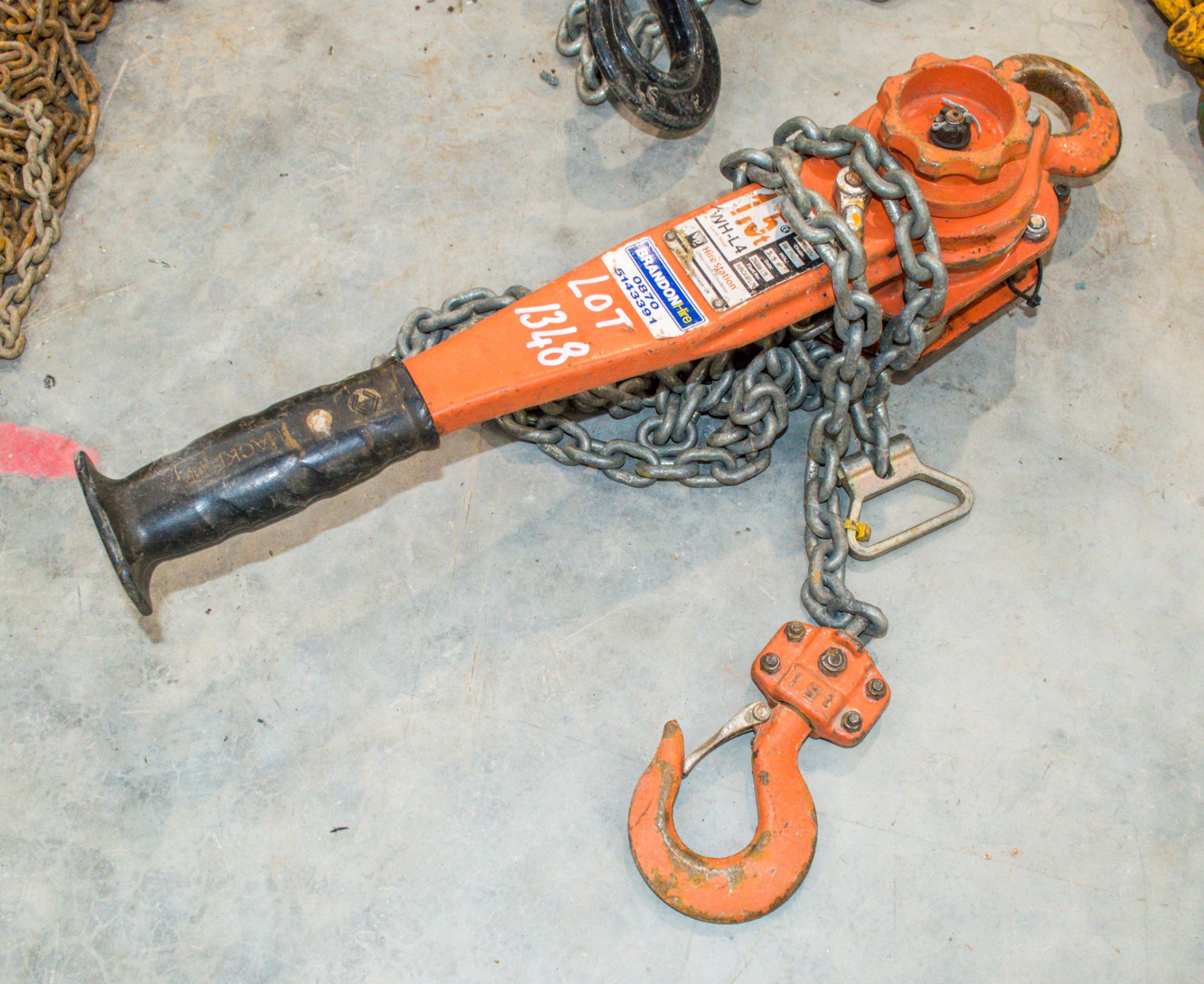 William Hackett 1.5t lever hoist HACK0176F