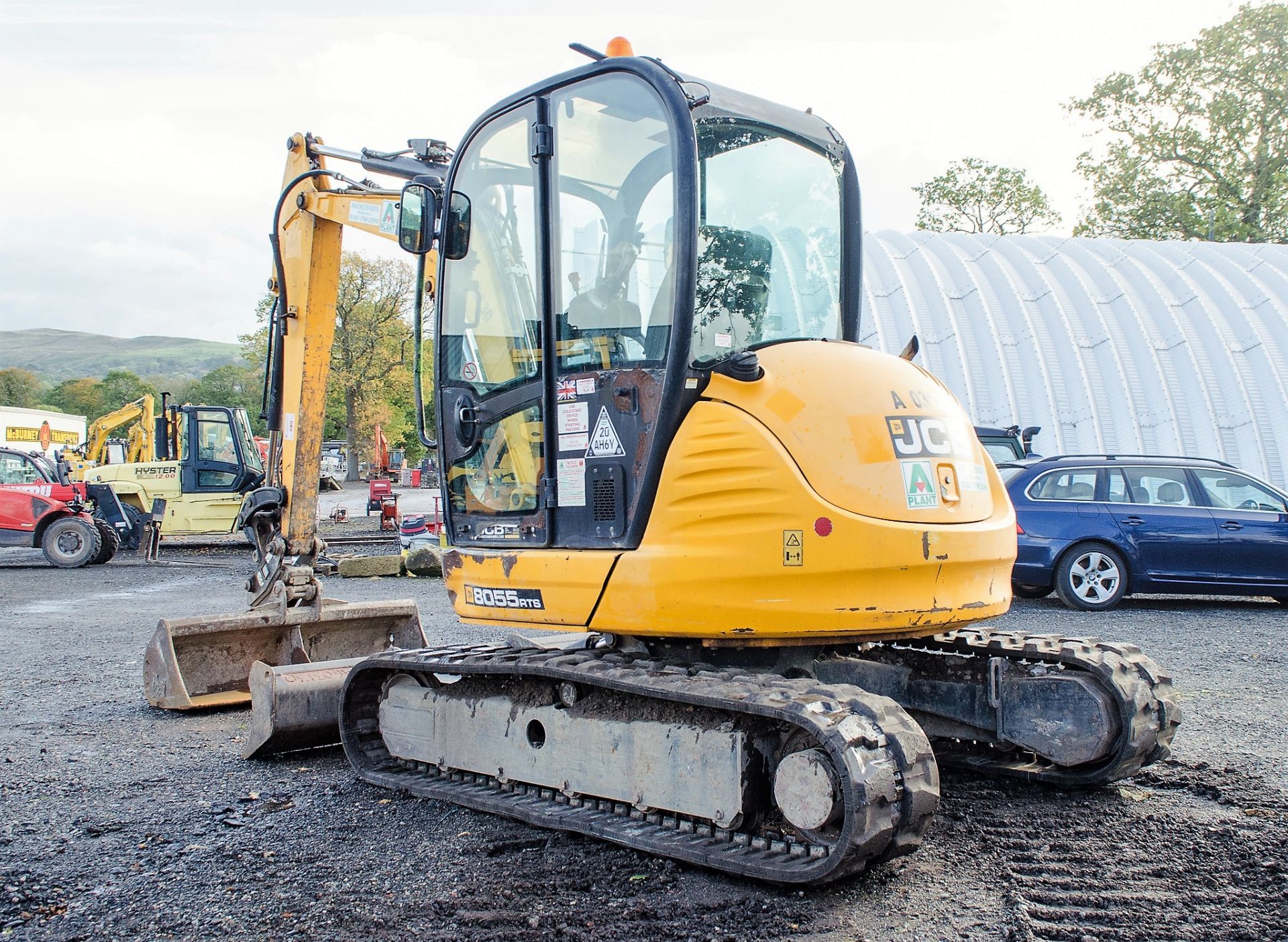 JCB 8055 RTS 5.5 tonne rubber tracked excavator Year: 2013 S/N: 2060449 Recorded Hours: 2910 - Image 4 of 21