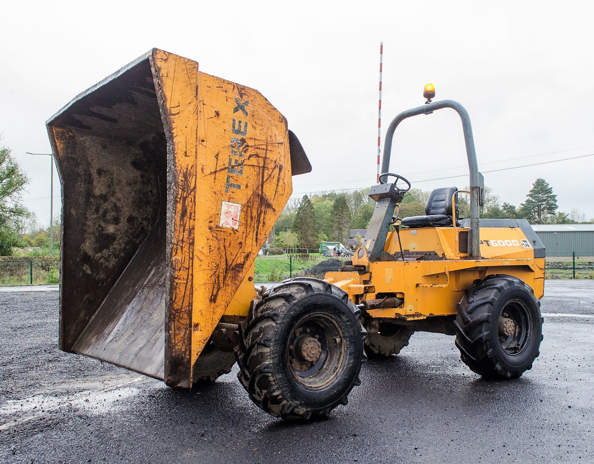 Benford Terex PT6000 6 tonne straight skip dumper Year: 2005 S/N: E510FJ020 Recorded Hours: Not - Image 9 of 21