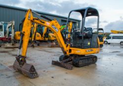 JCB 8014 CTS 1.4 tonne rubber tracked excavator Year: 2015 S/N: 70458 Recorded Hours: 1351 piped,
