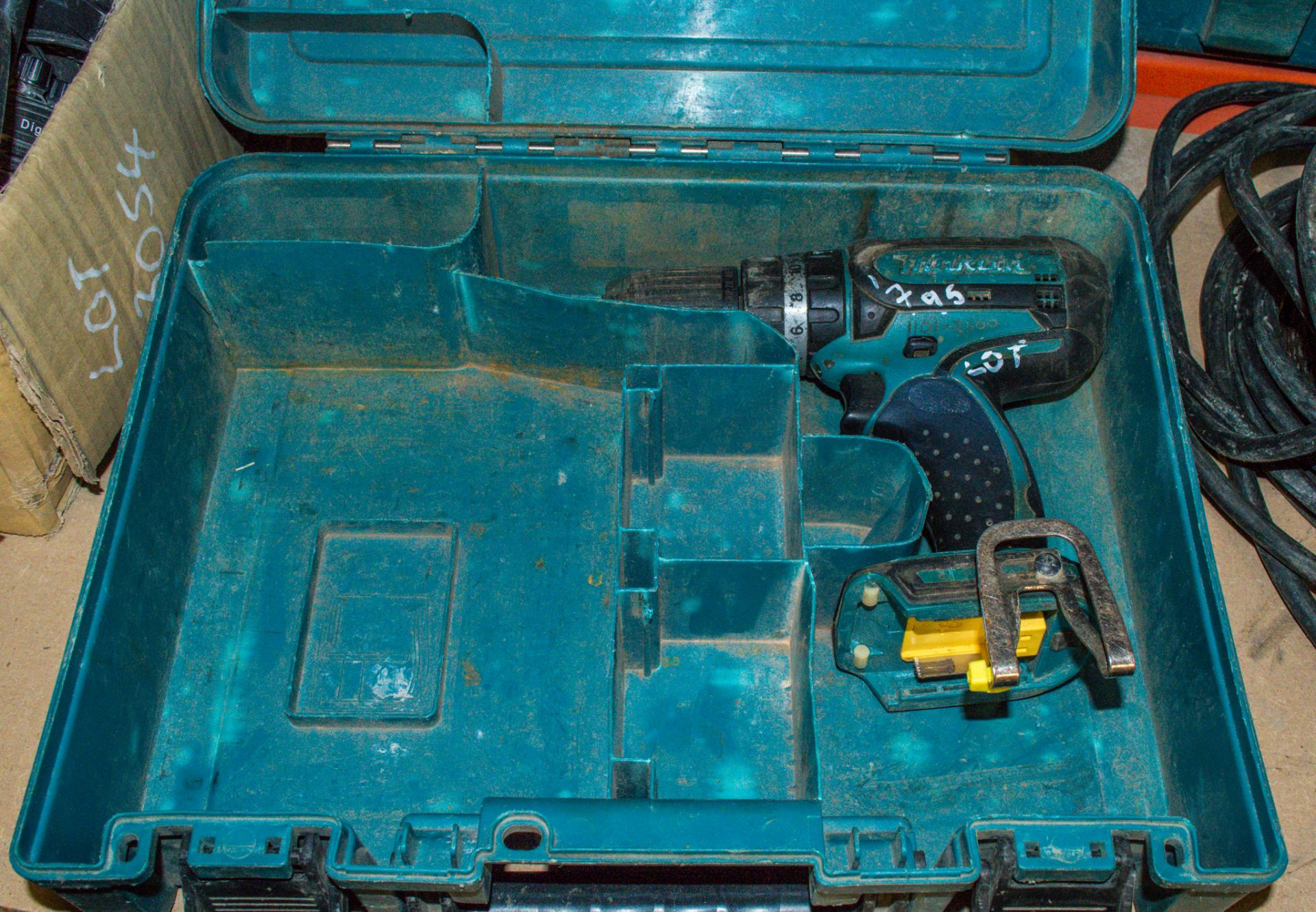 Makita cordless power drill C/w carry case ** No battery or charge **