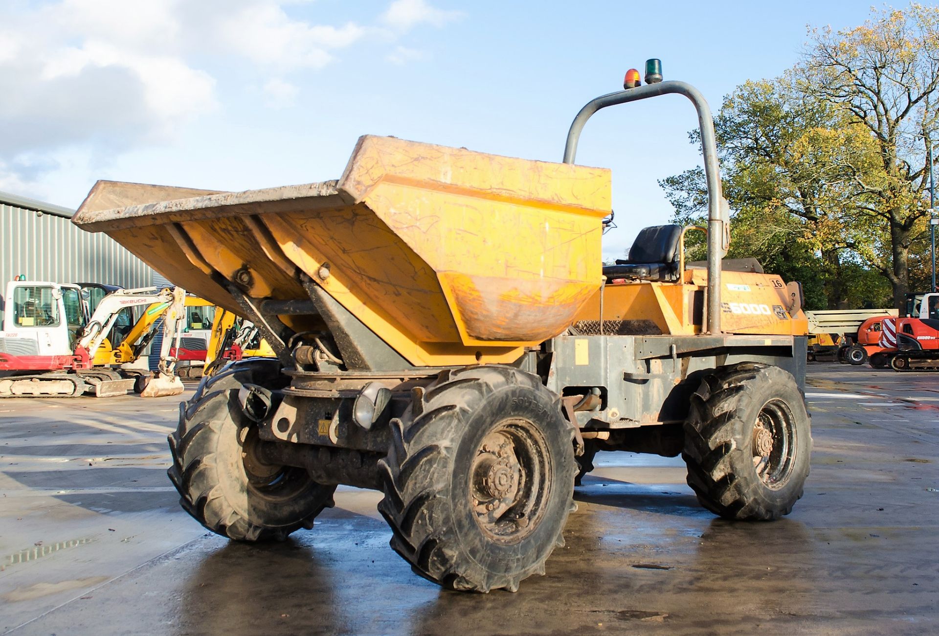 Benford Terex PS6000 6 tonne swivel skip dumper Year: 2008 S/N: E801FX020 Recorded Hours: 5137