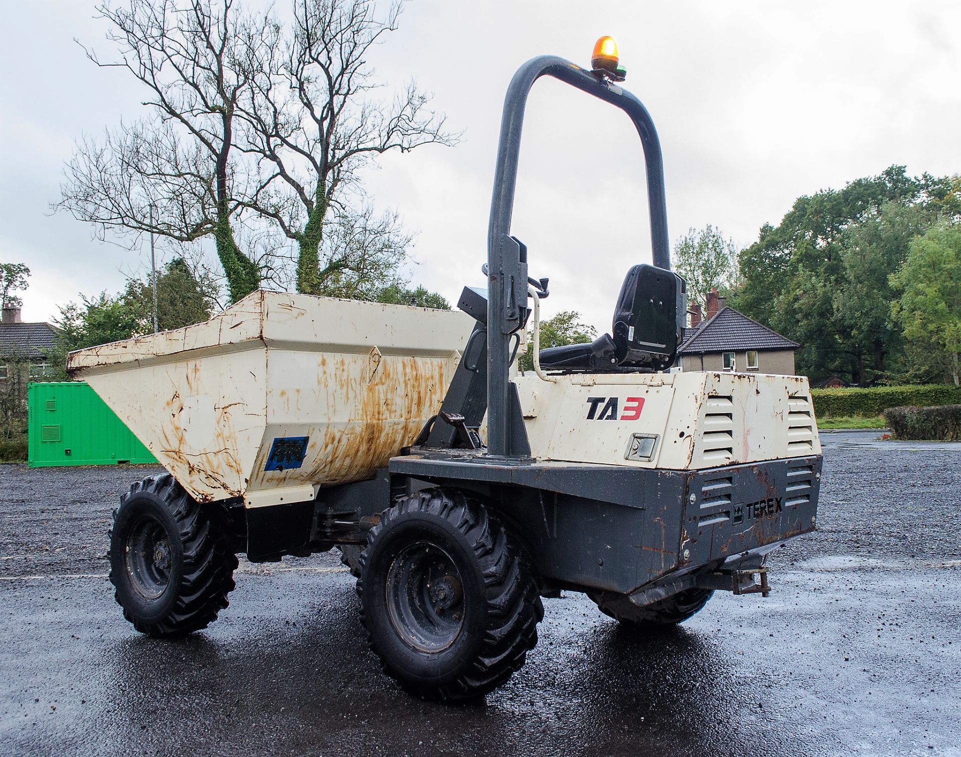 Benford Terex TA3 3 tonne straight skip dumper Year: 2007 S/N: E709FR264 Recorded Hours: Not - Image 4 of 21