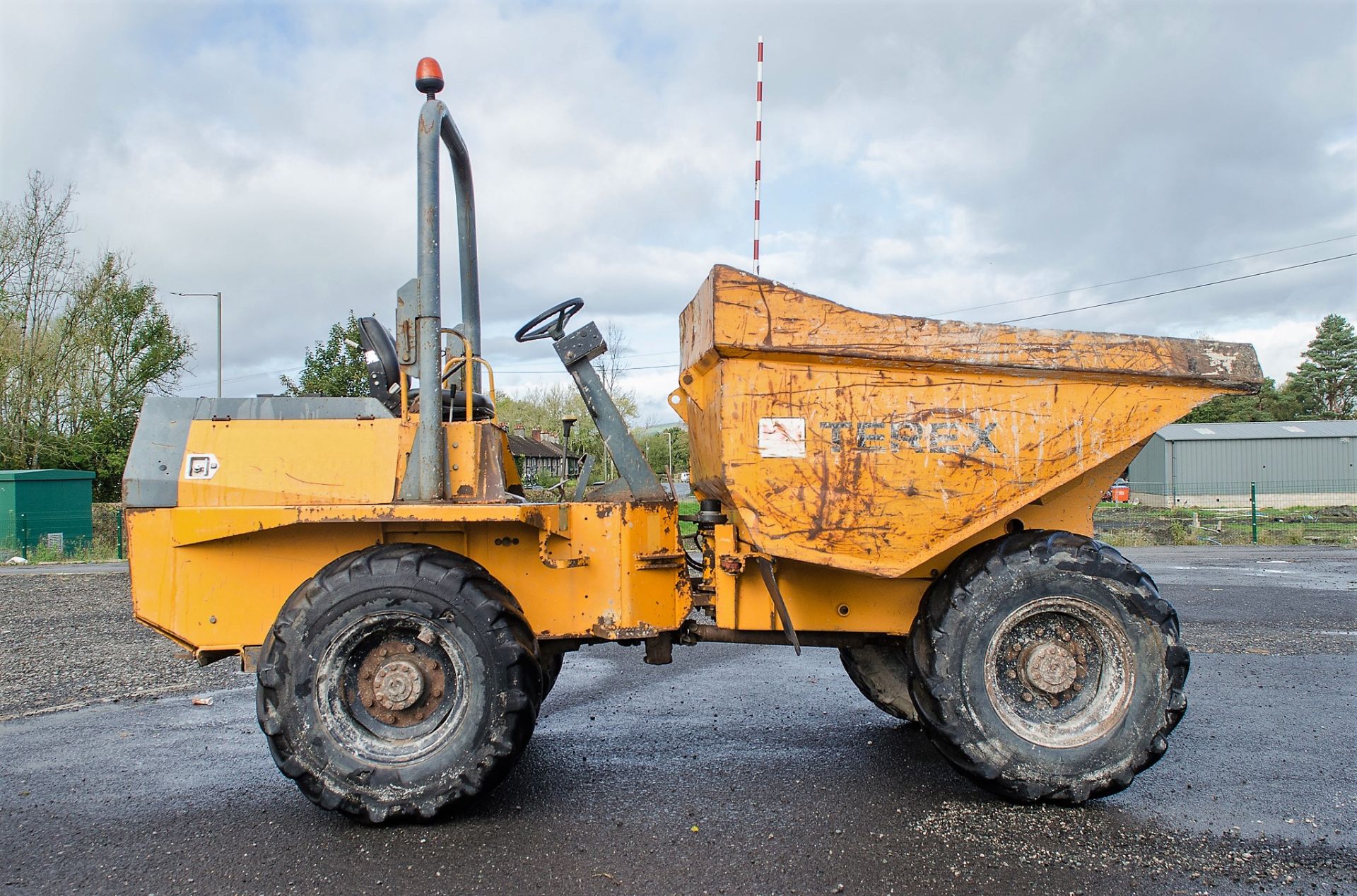 Benford Terex PT6000 6 tonne straight skip dumper Year: 2005 S/N: E510EJ023 Recorded Hours: 3063 - Image 8 of 21