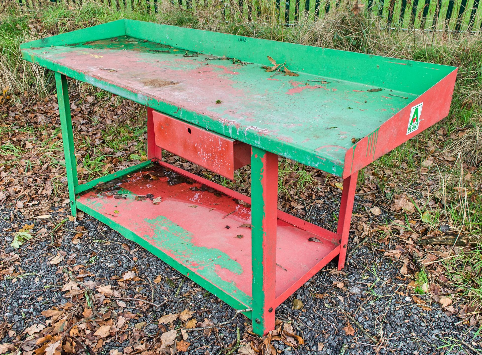 Steel workbench