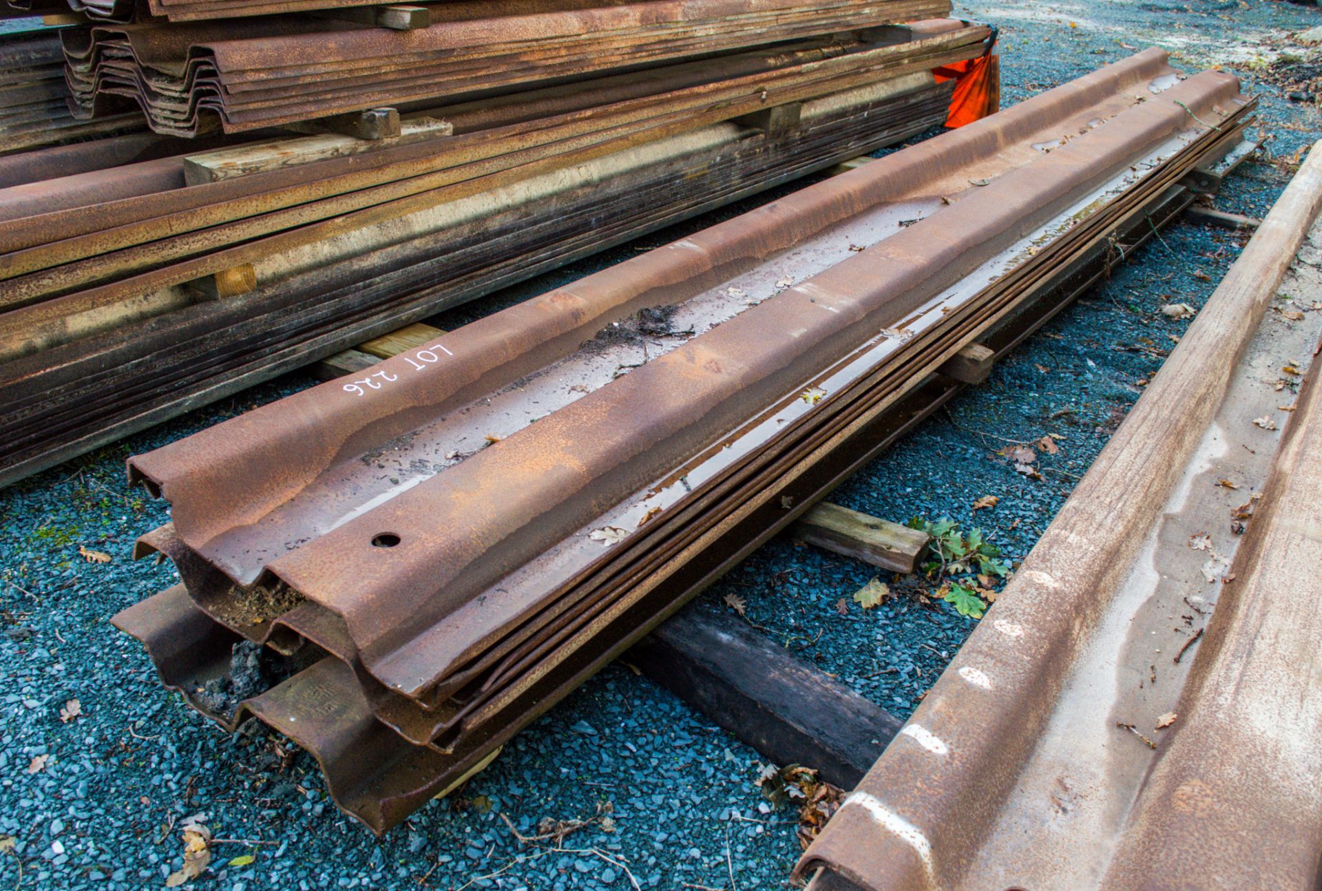 6 sheet piles as photographed Dimensions for every sheet: L= 5950mm W=600mm