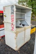 Armorgard Sitestation steel site workstation ** No keys and top doors missing ** MSS026