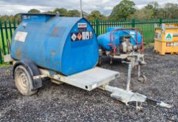 Western Abbi 950 litre fast tow bunded fuel bowser c/w manual pump, delivery hose & nozzle 221A0072