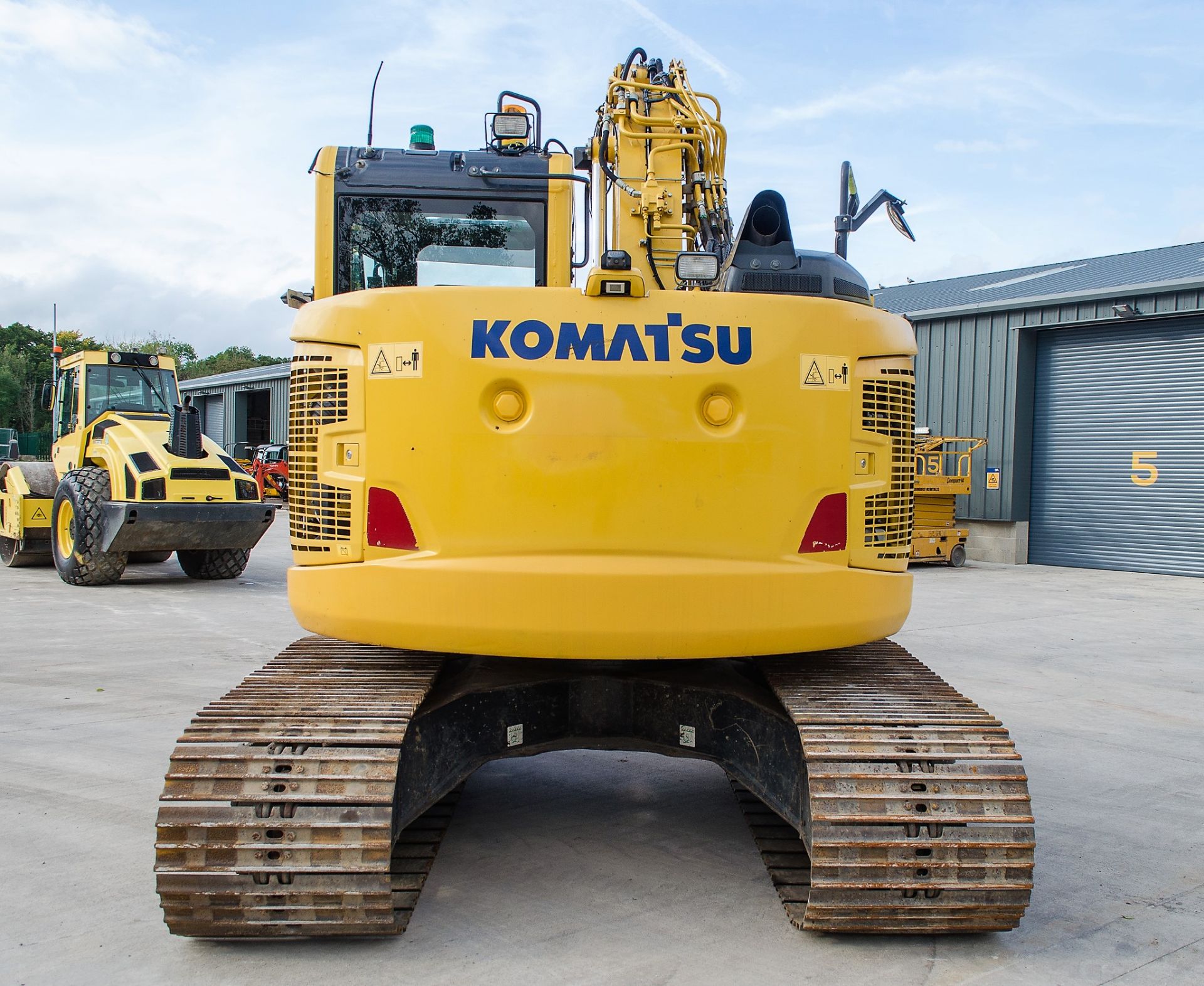 Komatsu PC138US-11 14 tonne steel tracked excavator Year:- 2017 S/N:- 50352 Recorded hours:- 4924 - Image 6 of 26