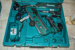 Makita GN900 cordless nail gunC/w charger, 2 batteries and carry case1410-8969