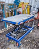 4 wheel hydraulic scissor lift table