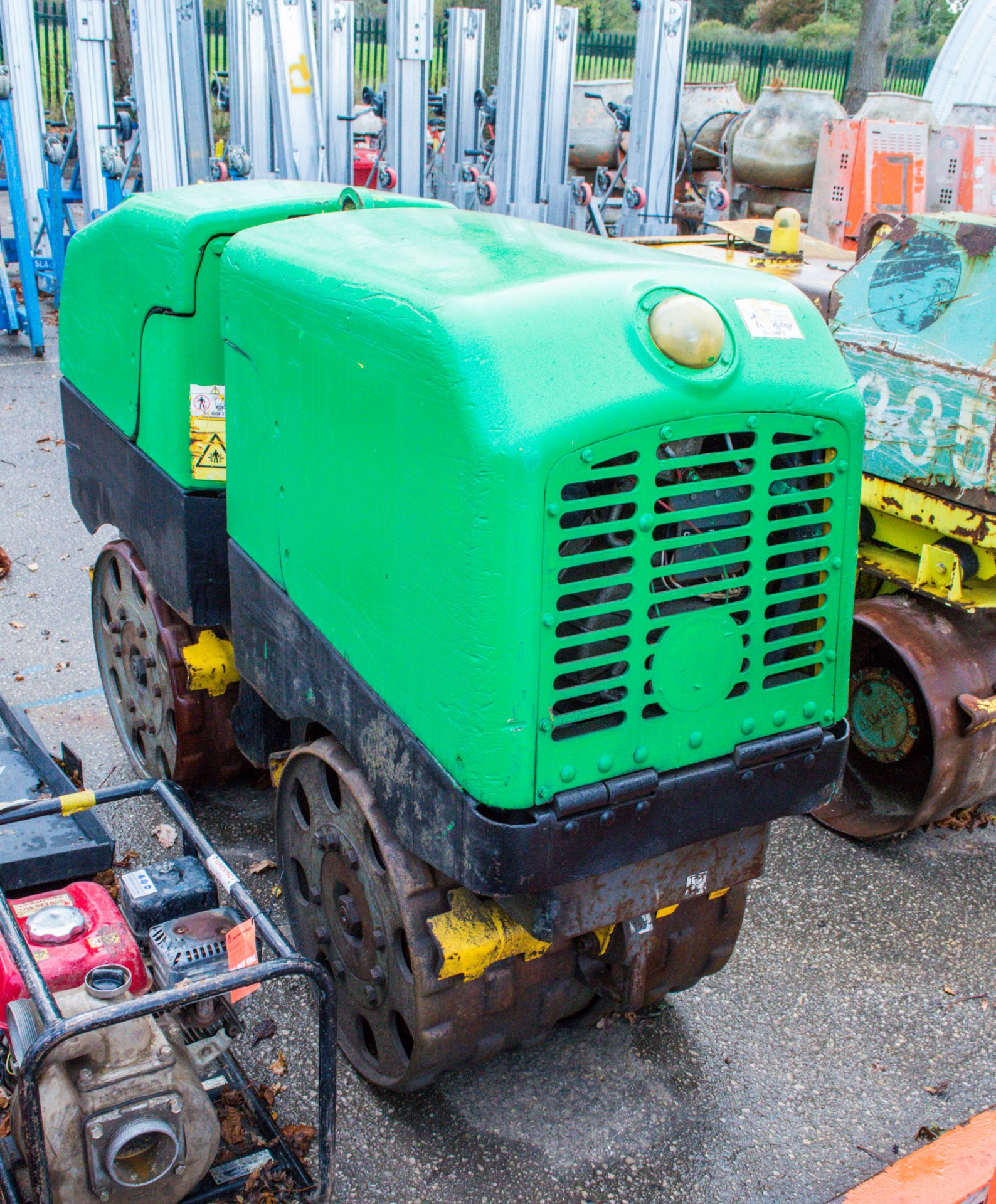 Wacker Neuson RTSC3 diesel driven trench compactor c/w remote control ** Sold as none runner hole in - Image 2 of 5