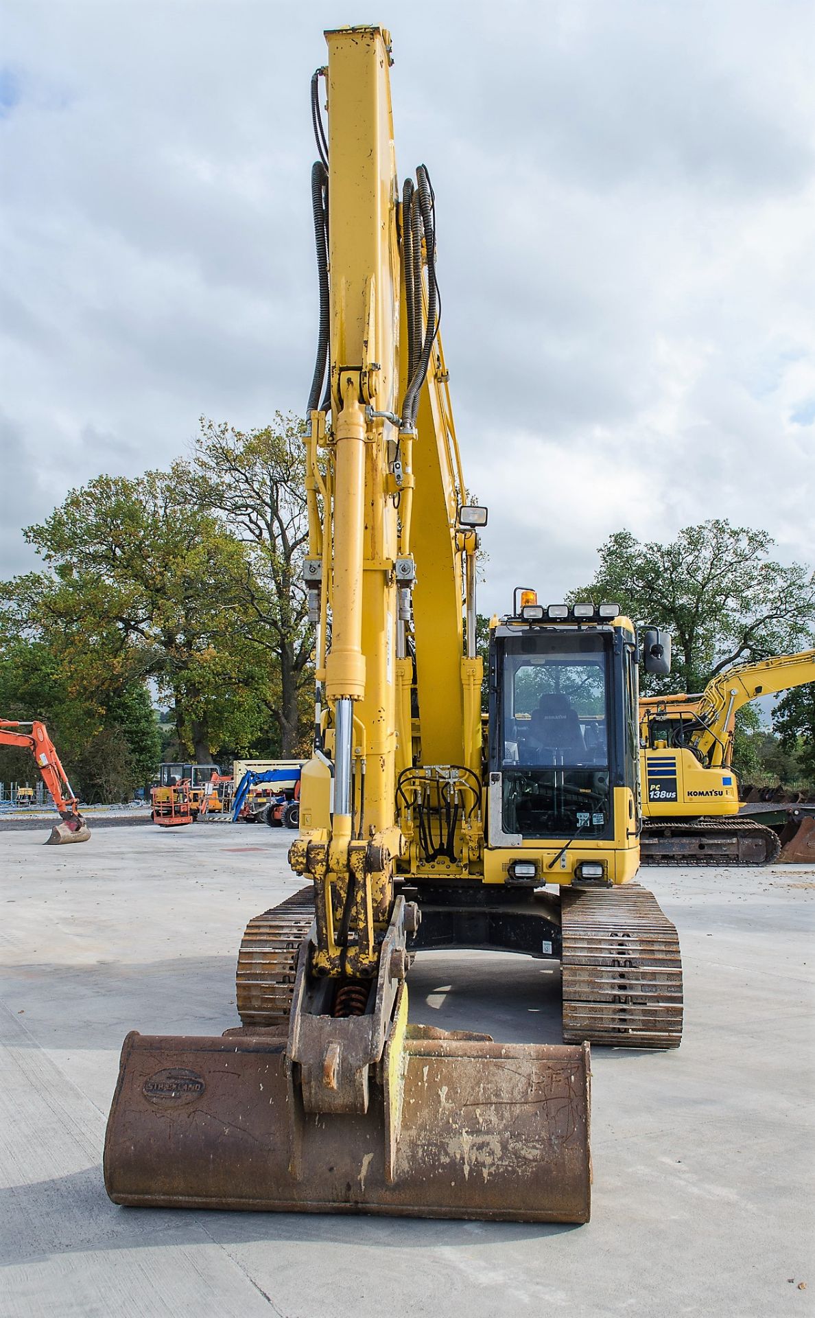 Komatsu PC138US-11 14 tonne steel tracked excavator Year:- 2017 S/N:- 50352 Recorded hours:- 4924 - Image 5 of 26