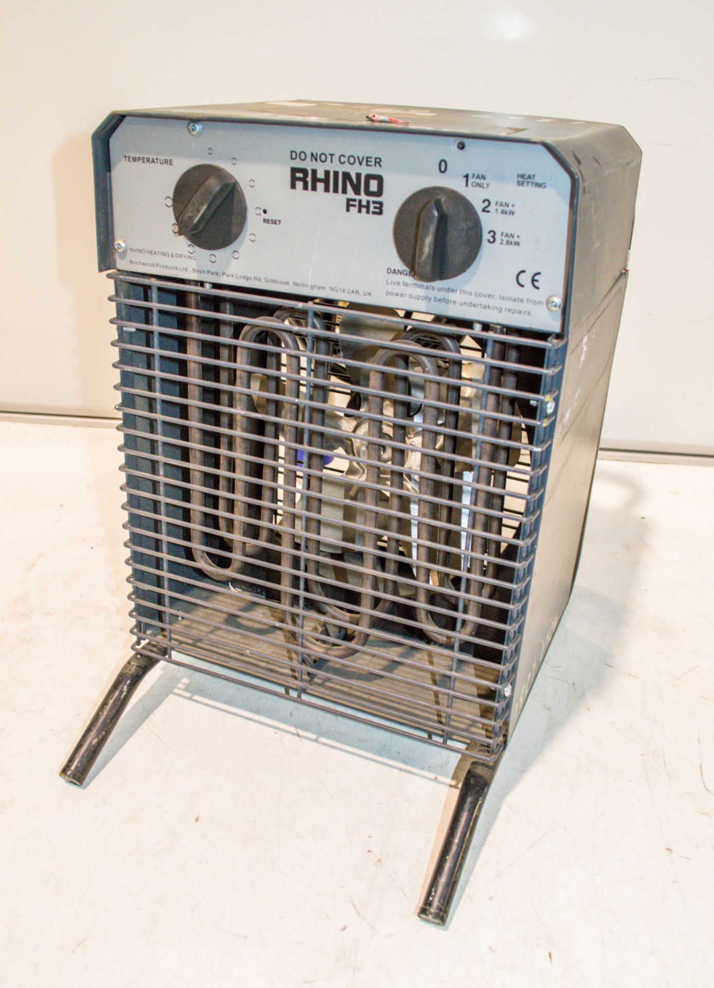 Rhino FH3 240v fan heater1827-0724