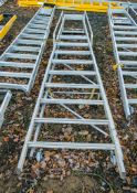 Zarges 10 tread aluminuim step ladder08AC0050