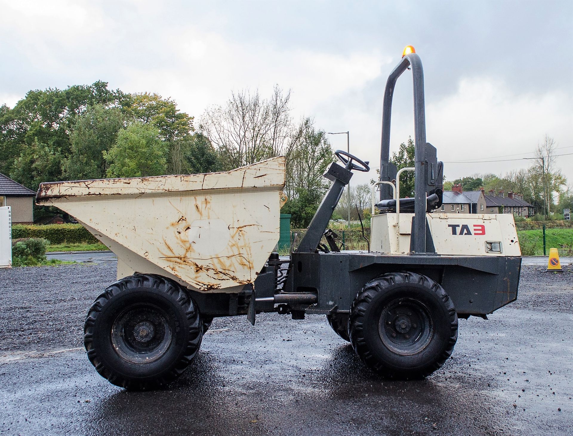 Benford Terex TA3 3 tonne straight skip dumper Year: 2007 S/N: E709FR264 Recorded Hours: Not - Image 7 of 21