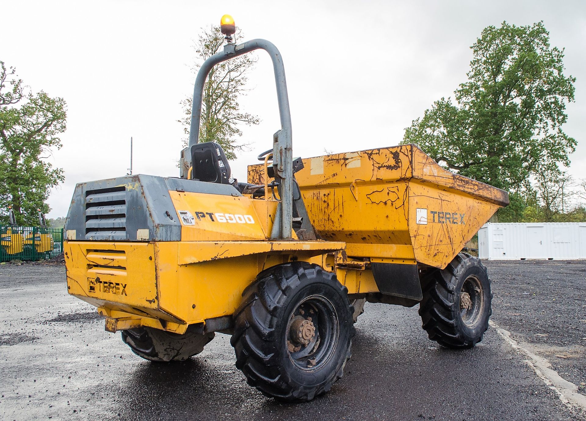 Benford Terex PT6000 6 tonne straight skip dumper Year: 2005 S/N: E510FJ020 Recorded Hours: Not - Image 3 of 21