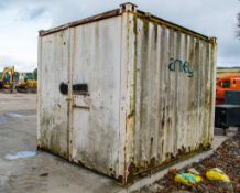 10 ft x 8 ft steel storage container