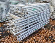 Pallet of 21 Eiger aluminium scaffold end frames