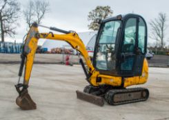 JCB 801.8 CTS 1.8 tonne rubber tracked mini excavator Year: 2011 S/N: 2051643 Recorded hours: 2505