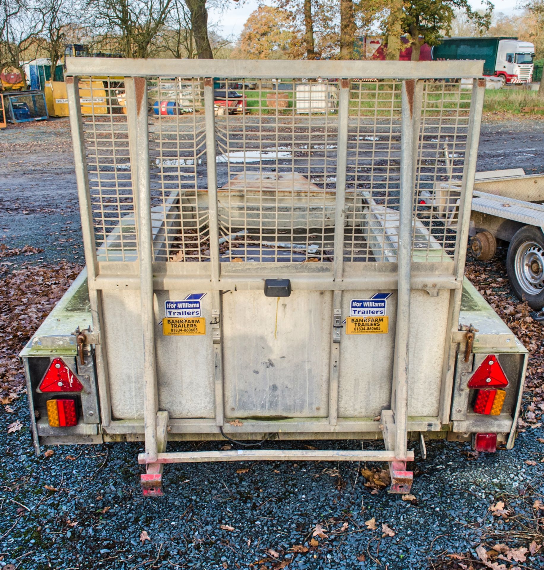 Ifor Williams GX84 8' x 4' tandem axle plant trailer 22130142 - Image 4 of 4