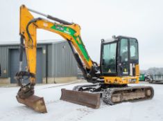 JCB 85Z-1 ECO 8.52 tonne rubber tracked midi excavator Year: 2015 S/N:2249118 Recorded hours: 3374