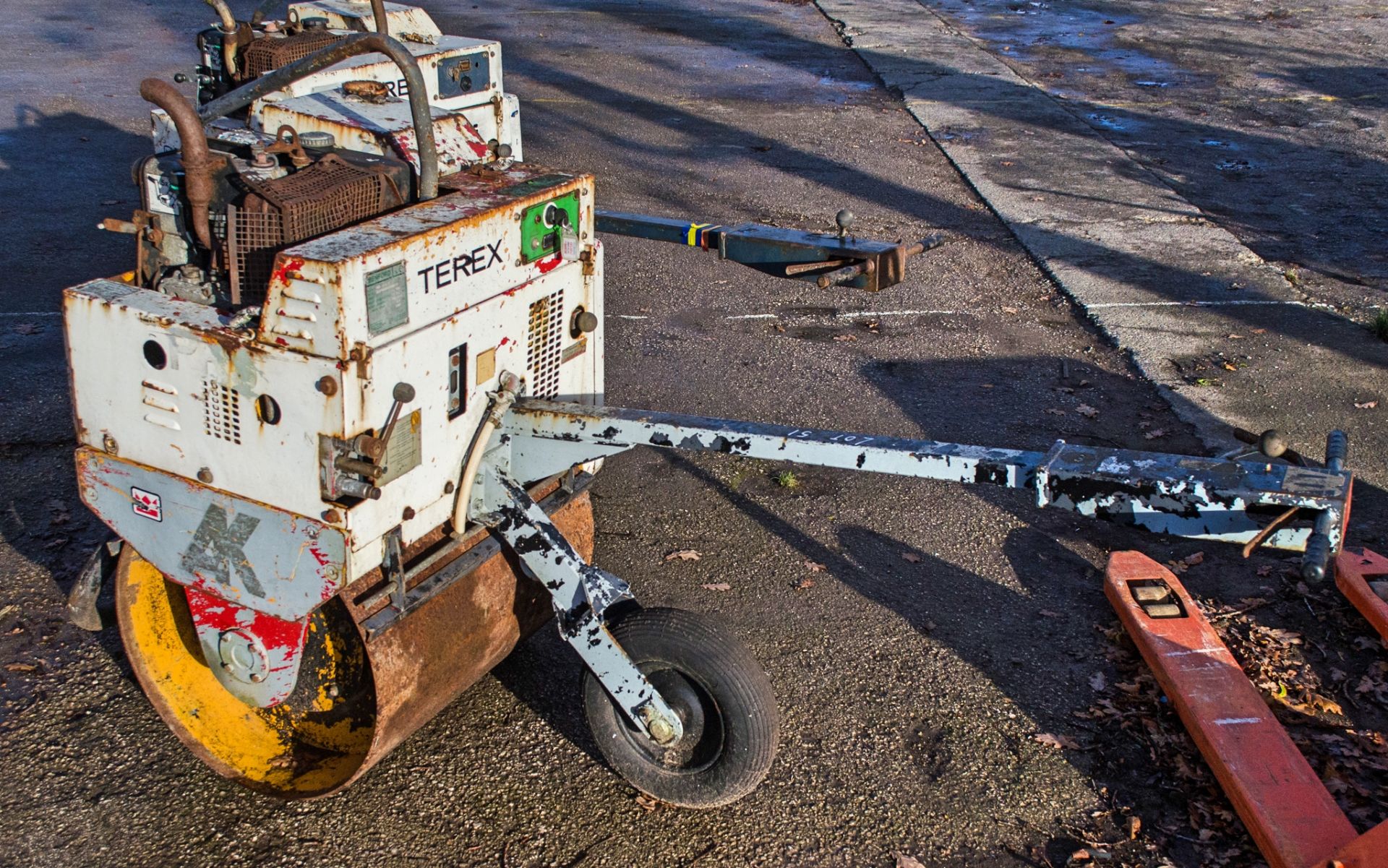 Benford Terex MBR71 diesel driven single drum pedestrian roller/breaker Year: 2008 S/N: E87BR0474