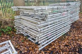 Pallet of 22 Eiger 500 aluminium scaffold tower end frames