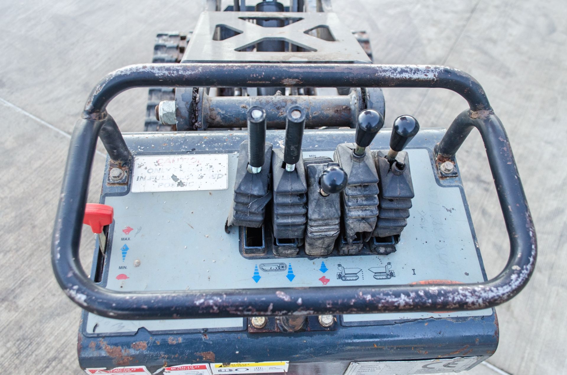 Cormidi 50 petrol driven walk behind high tip rubber tracked dumper Year: 2006 S/N: 44430 M741 - Image 12 of 14