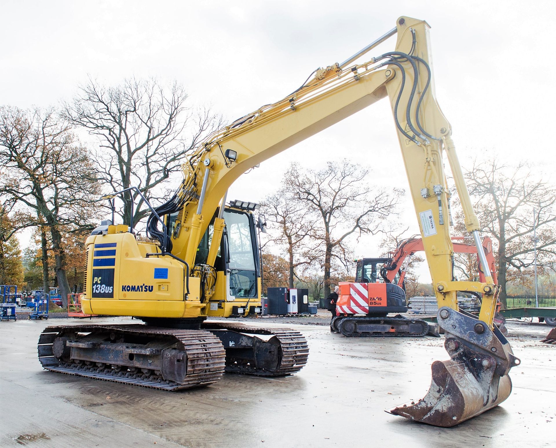 Komatsu PC138US 13 tonne steel tracked excavator Year: 2017 S/N: F50393 Recorded Hours: 3961 3rd - Image 2 of 28
