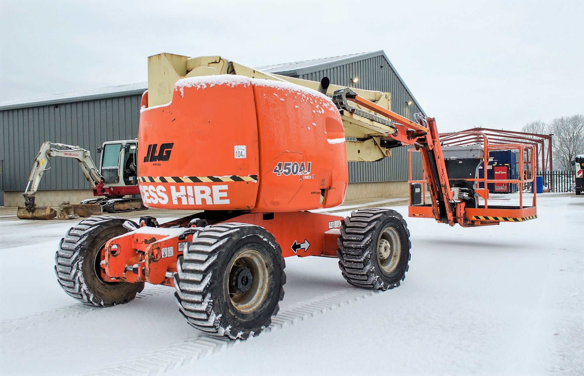 JLG 450AJ Series II 45 foot diesel driven 4wd boom lift Year: 2006 S/N: 130001500 Recorded hours: - Image 3 of 16