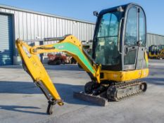 JCB 8016 1.5 tonne rubber tracked mini excavator Year: 2014 S/N: 2071597 Recorded Hours: 2148