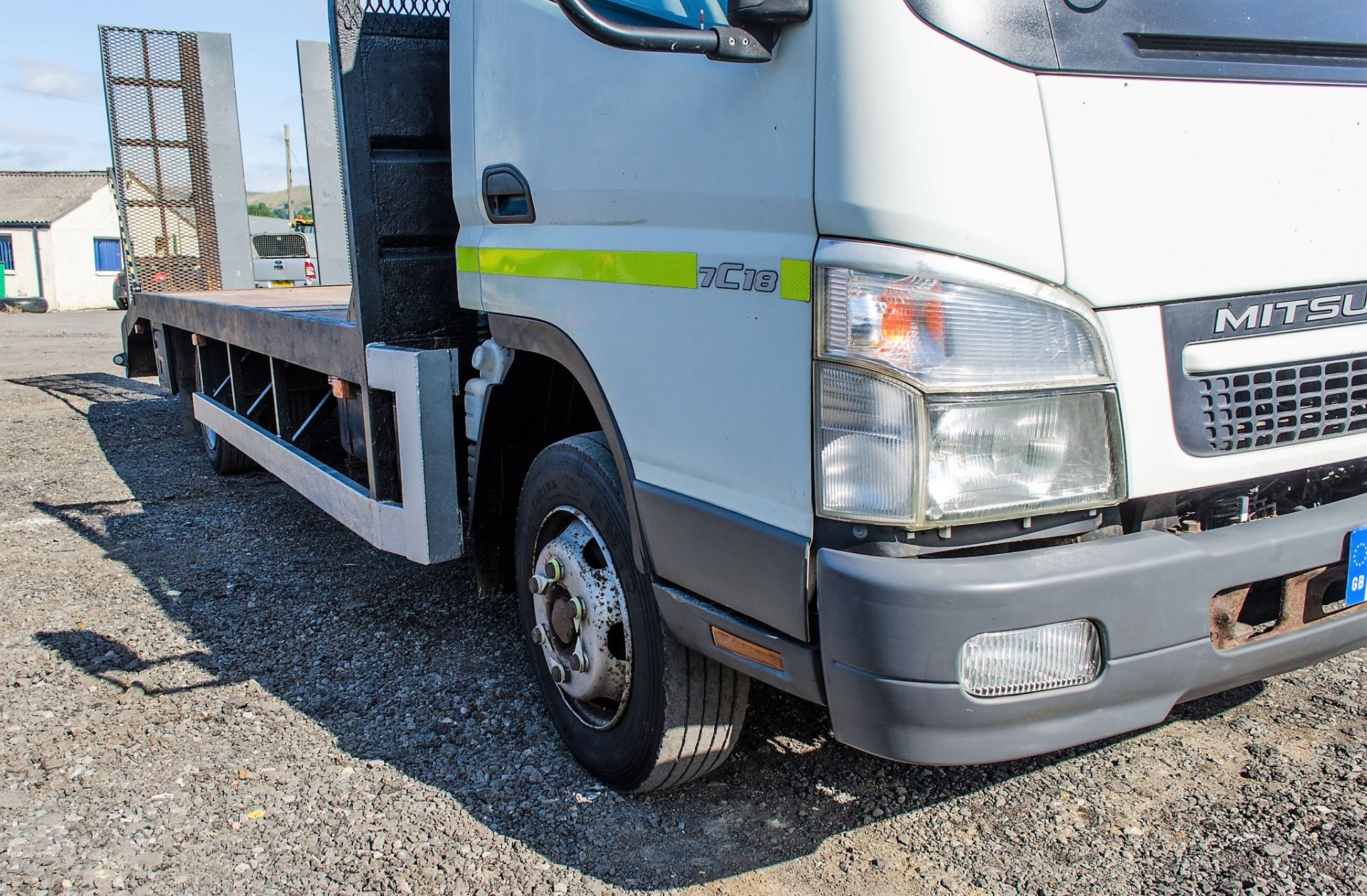 Mitsubishi Fuso Canter TC18 4899cc diesel 7.5 tonne beaver tail plant lorry Bed size 19ft 6in x - Image 11 of 17