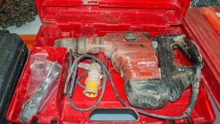 Hilti TE60 110v SDS rotary hammer drill c/w carry case ** Damaged ** 203BB0040