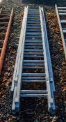 3 stage extending aluminium ladder 1307-1337